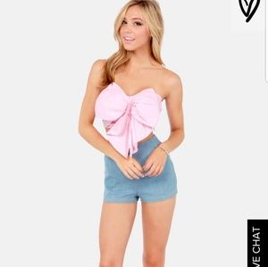 Reverse Tiki Lounge Strapless Black Bustier